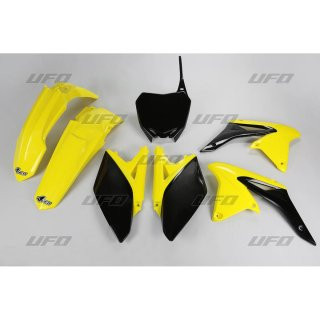UFO Plastik Kit passt an Suzuki RMZ 250 11-12 gelb/schwarz