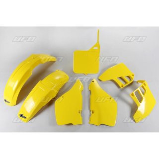 UFO Plastik Kit passt an Suzuki RM 125 89-91 gelb