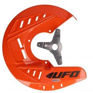 UFO Bremsscheibenschutz Set vorn passt an KTM SX SXF 03-15, EXC EXC-F 03-15 orange