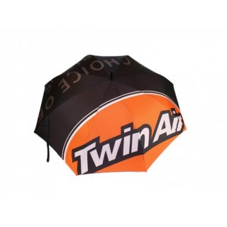 Twin Air Umbrella Regenschirm schwarz/orange/wei