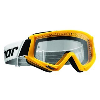 THOR Combat Goggles Motocross Brille gelb/schwarz