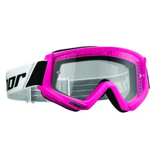 Thor Combat Flo Goggles Motocross Brille pink/schwarz