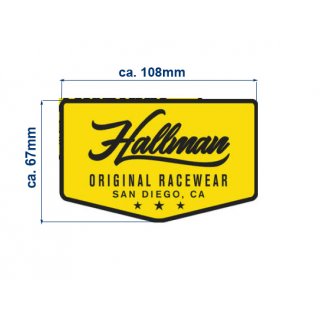 Thor Hallman Sticker Pack (6 Pack) Aufkleber Sticker Set gelb/schwarz