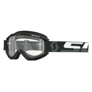 Scott Recoil XI Goggles clear works Motocross Enduro Brille schwarz/wei