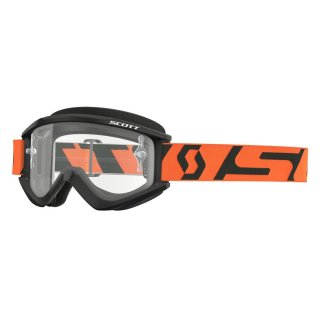 Scott Recoil XI Goggles clear works Motocross Enduro Brille schwarz/orange