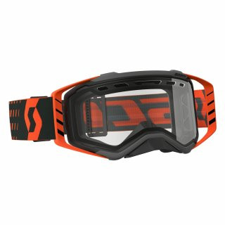 Scott Prospect Enduro Goggles clear Motocross Enduro Brille schwarz/orange