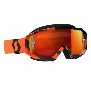 Scott Hustle MX Goggles orange chrome works Motocross Enduro Brille schwarz/orange