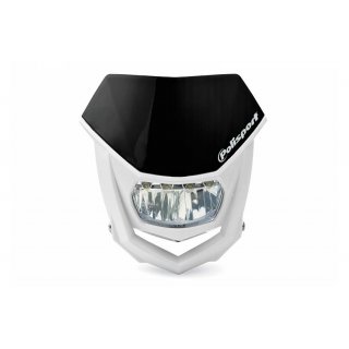 Polisport Scheinwerfermaske Halo LED weiß/schwarz