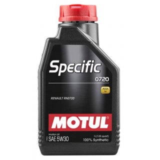 Motul Specific 0720 5W30 Synthetisches Motorenl 1Liter Flasche