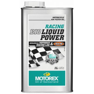 Motorex Racing Bio Liquid Power Luftfilterl 1Liter Dose