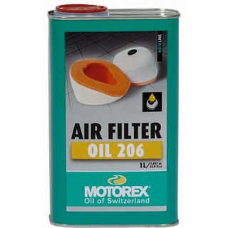 Motorex Air Filter Oil 206 Luftfilterl 1Liter Dose
