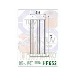 Hiflo lfilter HF652 passt an Husqvarna FC FE FS 250 350 450 501