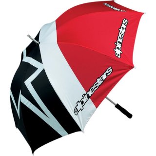 ALPINESTARS Umbrella Regenschirm schwarz/rot/wei