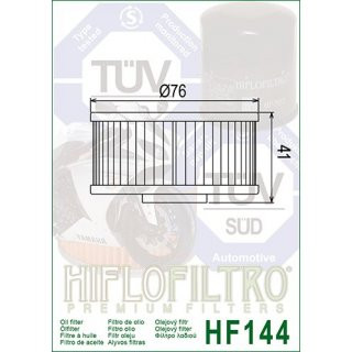 Hiflo lfilter HF 144 passt an Yamaha FZR XJ XS YX 250-900