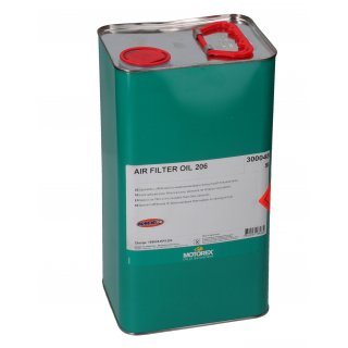 Motorex Air Filter Oil 206 Luftfilterl 5Liter Kanister