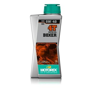 Motorex Boxer 4T 5W40 Synthetisches Hochleistungs-Motorenoel 1Liter Flasche