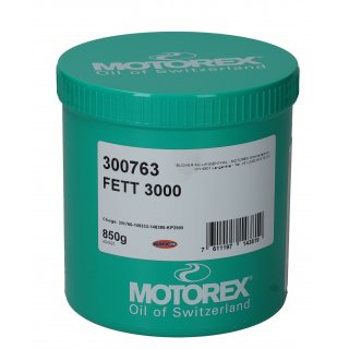 Motorex Fett 3000 Schmierfett Lagerfett Hochdruckfett 850g