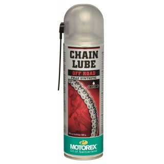 Motorex Chain Lube Off Road Kettenspray 3x500ml Spraydose