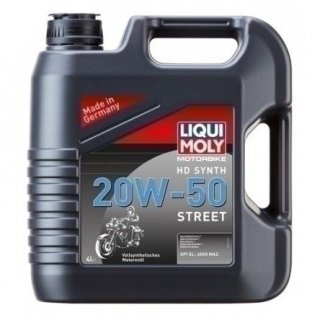 Liqui Moly Motorbike HD Synth 20W-50 Street Motorl 4Liter Kanister