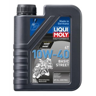 Liqui Moly Liqui MolyMotorbike 4T 10W-40 Basic Street Motorl 1Liter Flasche