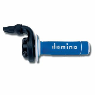 DOMINO Gasgriff KRE03 Universal mit Griffgummi blau/wei