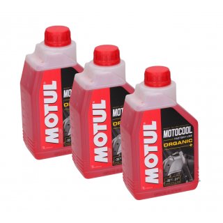 Motul Motocool Factory Line Motorrad Khlflssigkeit 3x1Liter Flasche