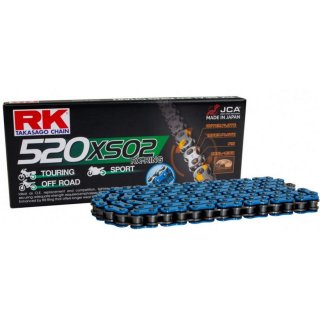 RK 520 XSO2 X-Ring Motorrad Kettenglied in blau