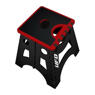 UFO Motorradmontagebock Montagestnder klappbar schwarz/rot