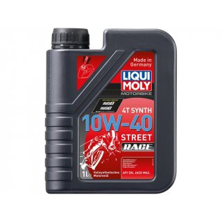 Liqui Moly 4T Synth 10W-40 Street Race 1Liter Flasche Motorl
