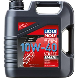 Liqui Moly 4T Synth 10W-40 Street Race 4Liter Kanister Motorl