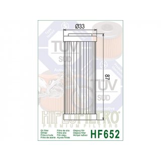 Hiflo lfilter HF652 passt an KTM SXF SMR 250 ab13 350 ab11 450 505