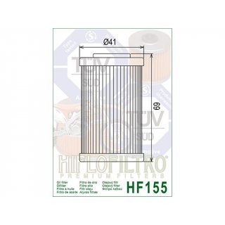 Hiflo lfilter HF155 passt an Beta RR 250 400 450 525 4T 05-09