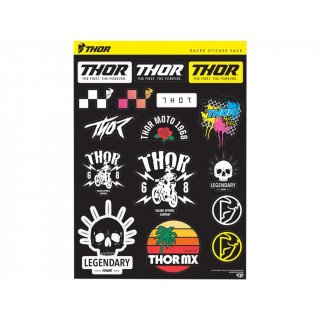Thor Hallman Race Decal Sheet Sticker Pack