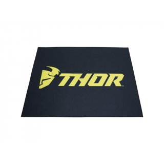 Thor Hallman Bodenschutzmatte Teppich Tankmatte Servicematte 80x100cm schwarz/gelb