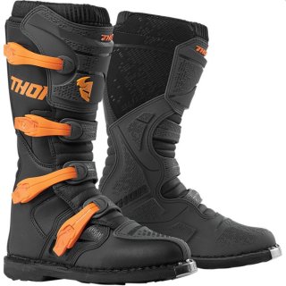 Thor Blitz XP Motocross Enduro Stiefel charcoal/orange