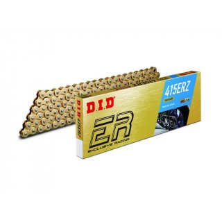 DID 415 ERZ Standard Racing Motorrad Kette gold/gold offen mit Clipschloss