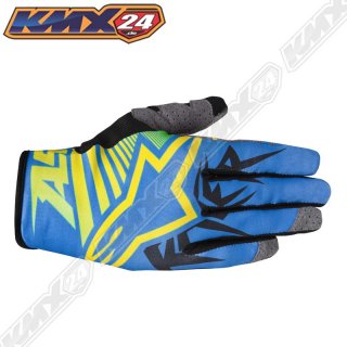 ALPINESTARS Racer Braap Handschuh gelb/blau/limette