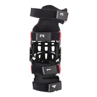 Alpinestars Bionic-10 Carbon Knee Brace right Knieschutz Knieprotektor schwarz/rot rechts