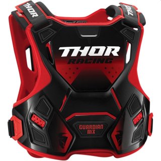 Thor Guardian MX Brustpanzer Krperschutz schwarz/rot