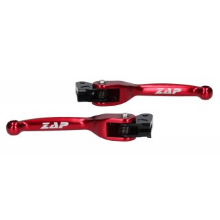 ZAP Kupplungs-Bremshebel Set Flexs passt an Simson S51 S70 SR50 SR80 rot