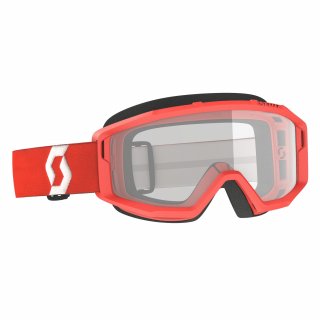 Scott Brille Primal Goggle rot - Brillenglas klar