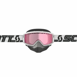 Scott Brille Primal Goggle SnowCross wei/schwarz - Brillenglas rosa