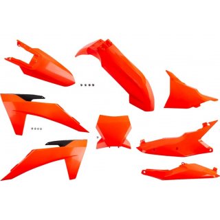 UFO Plastikkit passt an KTM SX SXF 125 150 250 350 450 ab23 orange fluoreszierend