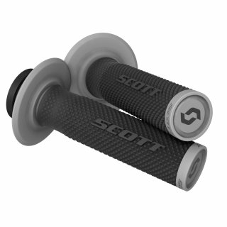 Scott SX II Lock On Grips Lenker Griffe+Cam Set black/grey