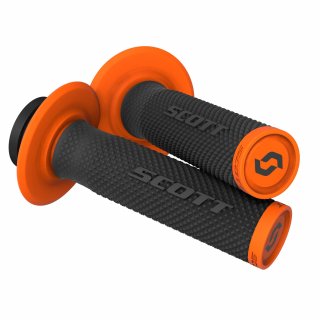 Scott SX II Lock On Grips Lenker Griffe+Cam Set black/orange