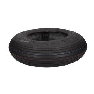 Deli Tire Reifen+Schlauch 4.80/4.00-8 (400x100) S-379 6PR Rillen Profil Ventil TR87
